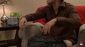 Dylan's husband watches wife ride huge cock cowgirl deepthroat cum mouth big tits tight pussy