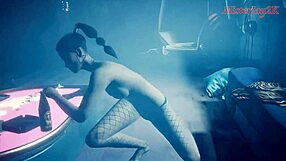 Street prostitute fuck doll spreads for jig jig extended edition cyberpunk style