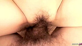 granny's hairy pussy tempts young boy into uncensored creampie roleplay