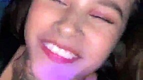 WOW SEXY LATINA POUNDS HUGE COCK HARD right in the crowded BAR!