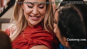 girls gang up betting blake blossom nicole doshi hailey rose ameena green's squirting orgasms not cash