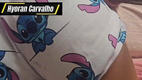 bbc catches brazilian slut masturbating then creampies her pussy