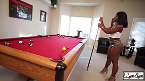 kris riot and harmonie marquis turn pool game into hot LESBIAN LICKING and FUN