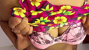 Stepsis pink panties got me so hard i bent her over and fucked