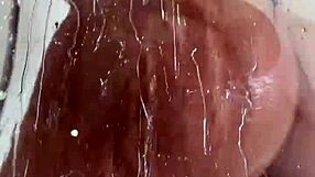 oh man that wet shower sex with sara retali cumming right in sergio lagos mouth