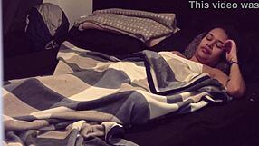 Damn, angel santana chokes on cock while masturbating hard!