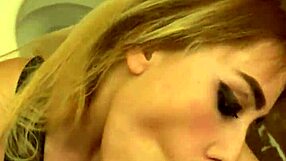 TOILET PISS WHORE gulps down hot CUM filling every sloppy hole!