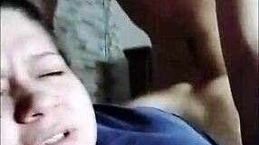 stepbro caught me filming then pounded my pussy raw filling it with hot cum