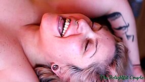Ever wonder how tattooed ex takes rough doggystyle cum facial pounding?