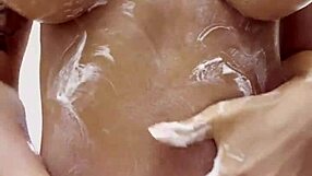 hey monika, why pose naked smearing cream on those big pierced tits and butt?