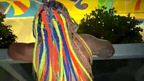 Bbc Pounds Latina Milf Hard on Miami Balcony!