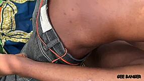 Fat bbw bodybuilder rides black cock cowgirl style!