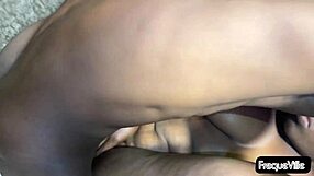 African slut bends for massive African BBC pounding missionary