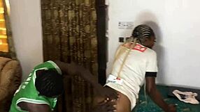 Hard Doggystyle Pounding Makes Bitch Moan In Rough Quickie