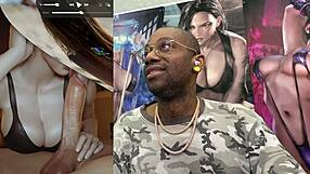 oily latina stepdaughter ashley teases fat ass spreads cheeks deepthroats huge cock as slave shaking booty