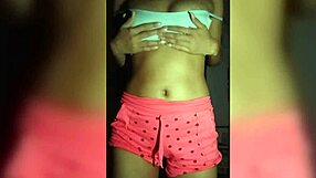 pretty latina teen in miniskirt gropes wet pussy begging boyfriend for rough anal pounding