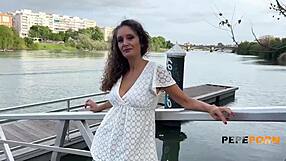 Whoa, gilf Mavi Bubbly begs for double young cocks pounding her!