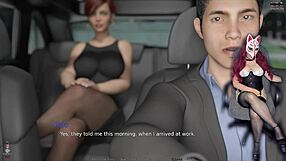 Just married bride flashes big MILF tits publicly in stockings, teasing cuckold hubby on wedding game.