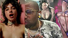 oily latina stepdaughter ashley teases fat ass spreads cheeks deepthroats huge cock as slave shaking booty