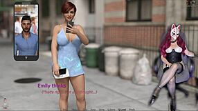 Just married bride flashes big MILF tits publicly in stockings, teasing cuckold hubby on wedding game.
