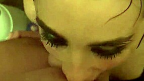 TOILET PISS WHORE gulps down hot CUM filling every sloppy hole!