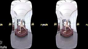 antonia sainz's vr pee-toy temptation unfolds