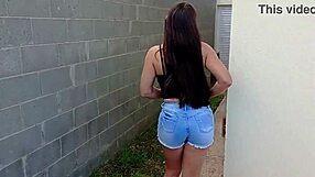 Hot Brazilian Milf Moans as Worker Rips Clothes and Pounds Her Ass Outdoor!