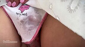 i'm on the bus and this huge cock makes me cum hard soaking my wet panties in public