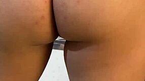 Latina Strips See-Through Teasing Sexy Dance Session