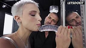 Chantilly screams as huge cock smashes her tight Italian butthole to the limit!