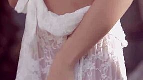 Busty Milf Babe Strips Naked Outdoor Ripping Clothes Off Big Tits Shaved Pussy!