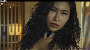 sanktor's asian skinny maid tease stirs deep horny feelings