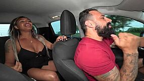 in car ride he obsessed over bareback fucking ebony slut