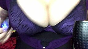 i show off my bdsm toys collection as tattooed bbw mistress with huge tits
