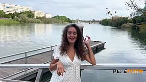 Whoa, gilf Mavi Bubbly begs for double young cocks pounding her!