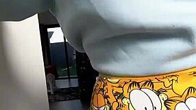 early morning hottie starts routine with steamy self-touch and pussy play