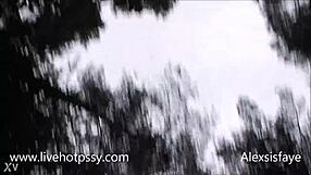 damn playing in forest woods got so hot with these sexy tits and ass!