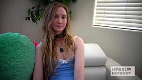 blonde cutie claire roos with blue eyes deepthroats big cock then gets pissed on rough