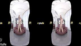 antonia sainz's vr pee-toy temptation unfolds