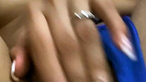 VERY HORNY STEPSISTER MASTURBATES JUICY PUSSY IN DORM BED SOLO