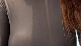 stepmom massages her milky natural tits to a shaking orgasm on webcam