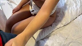 Blinded mommy quivers emotionally from hairy pussy tight bliss overload