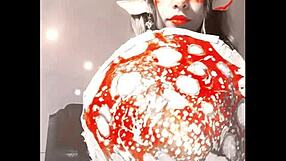 Bonneyuwu as elf teases stepdad flashing panties under skirt