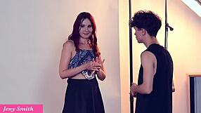 i teased photographer with oiled ass upskirt and ripped clothes