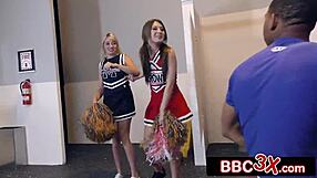 Dumb Blonde Cheerleader Turns Black Cock Addict Thanks to Best Friend