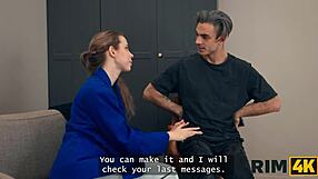 rim4k lesbians fight over fuckboy but share ass licking happy ending