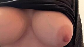 hey italian milf artemisia love bounces huge tits up close slow mo