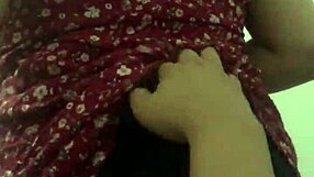 secret upskirt peek on neighbor leads to wild latina pounding