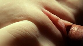 Double Penetrate Cute Fuck Doll's Shaved Wet Pussy Closeup