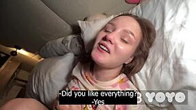 my petite stepsister craves my monster cock rough pounding creampie